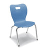 Alumni Educational Solutions | Smooth Four Leg Chair | Glide or Caster Options Stack Chair, Student Chair Alumni Educational Solutions 
