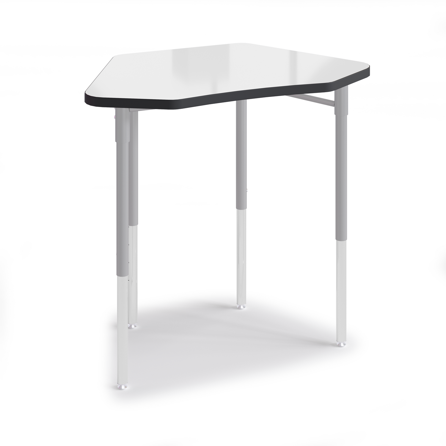 Hex Desk with whiteboard top
