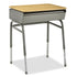 Honor Roll 4-Leg Lift Lid Desk, view one