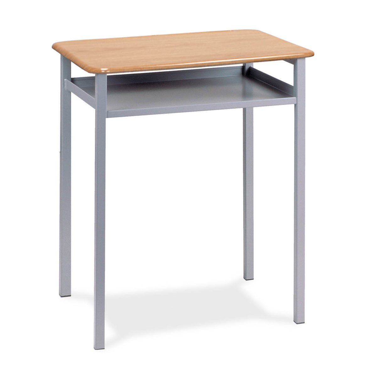 Honor Roll Square Leg Open Shelf Desk