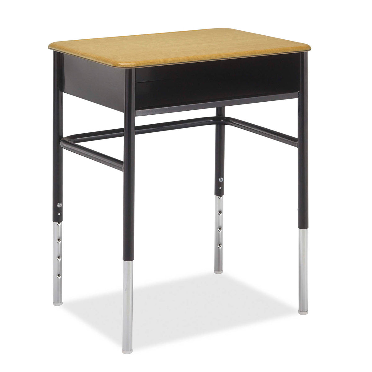 Honor Roll Round Leg Desk with U-brace