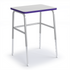 Purple Honor Roll Study Top Desk with high-rise frame, alternate