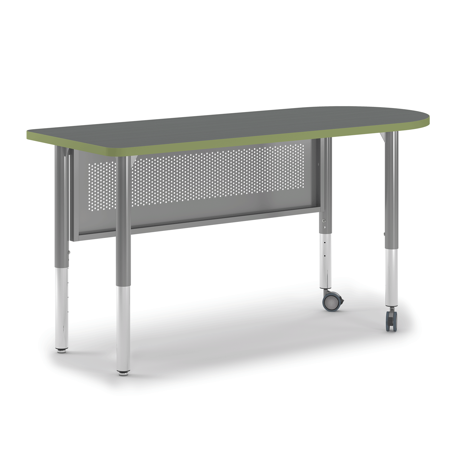 Inspire teacher desk, right bullet end