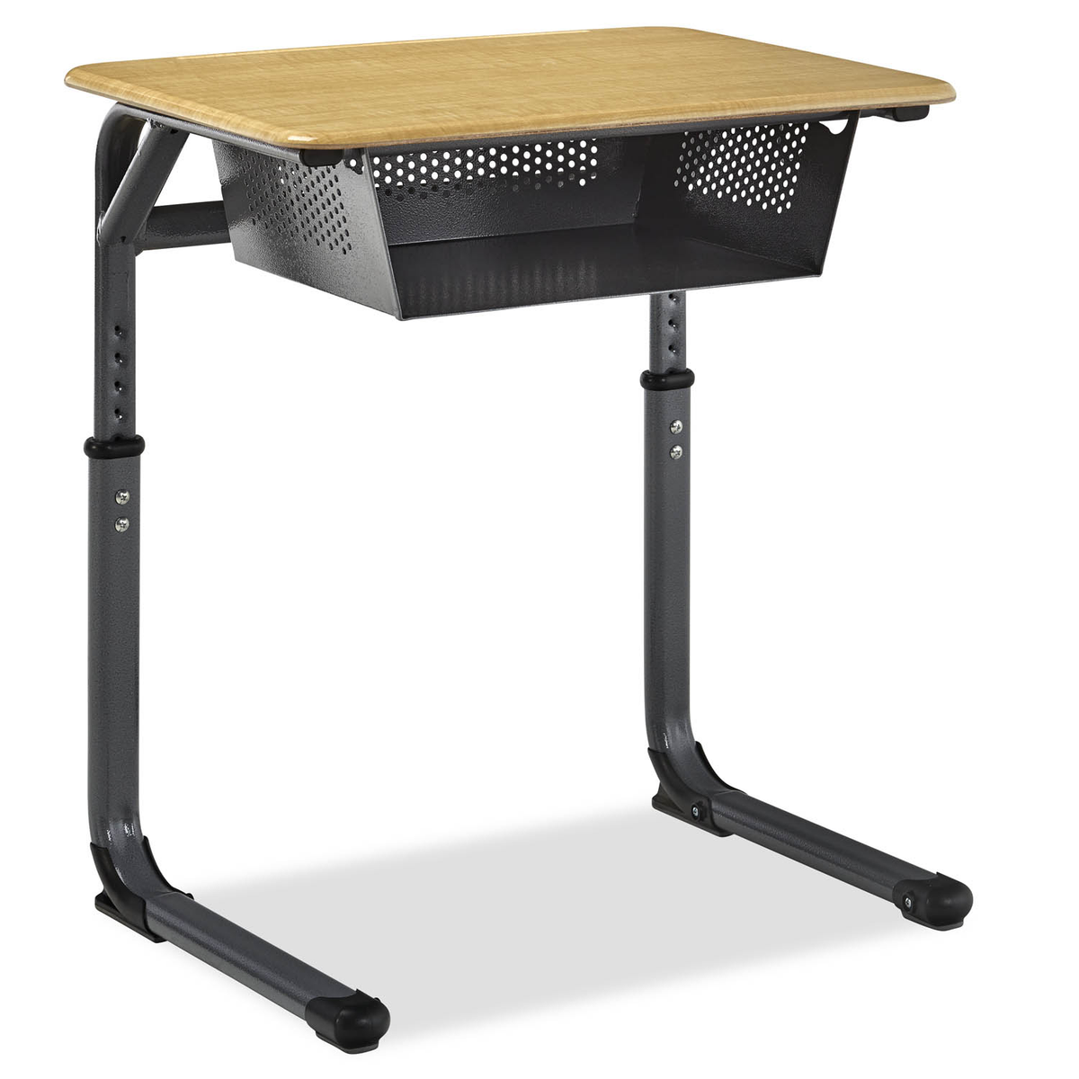 Integrity Cantilever Desk with perforated book box