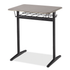 Integrity T-Leg Desk with wire shelf