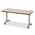 Nesting Flip Table, rectangle shape, upright position — Alumni Educational Solutions