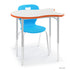 Scallop Desk, front view