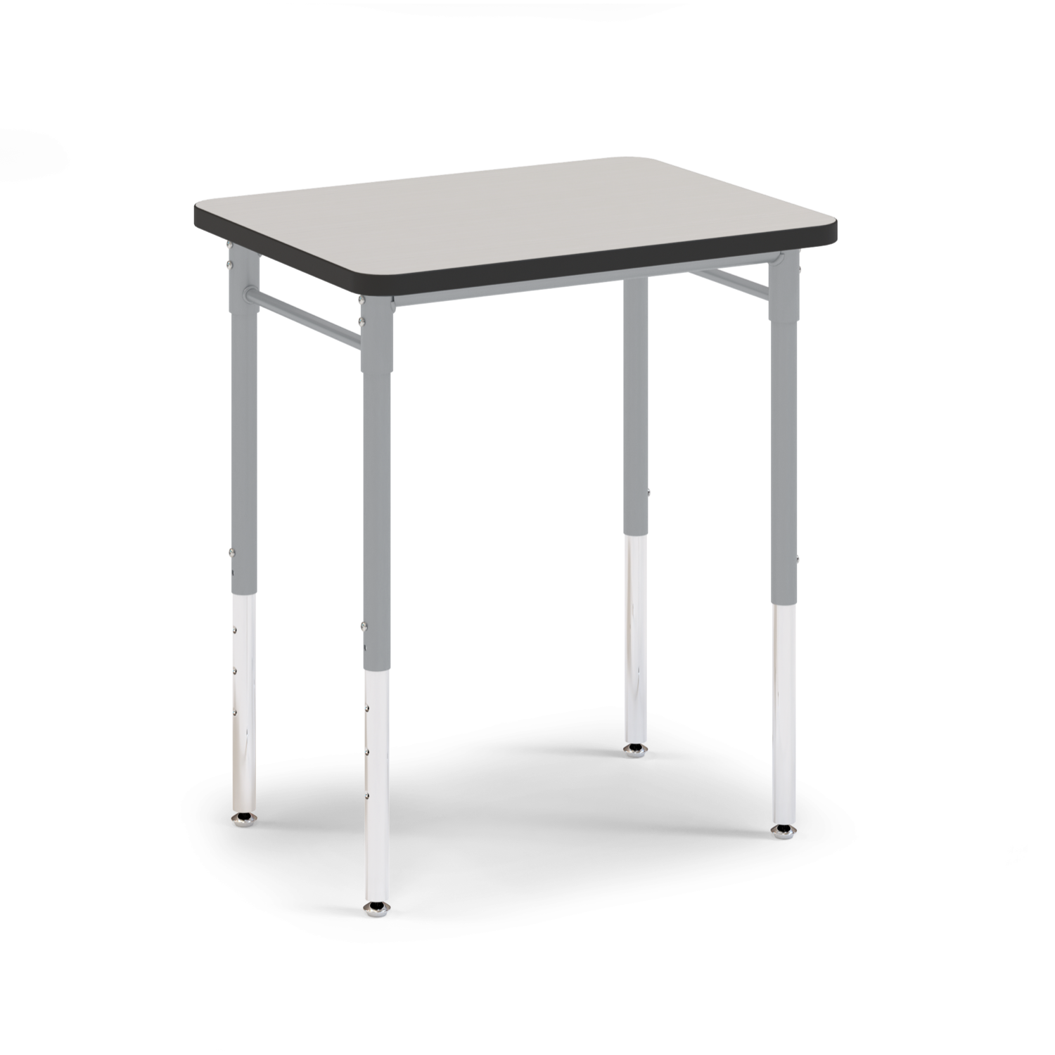 T-Rect Desk with collaborative frame, full desk view