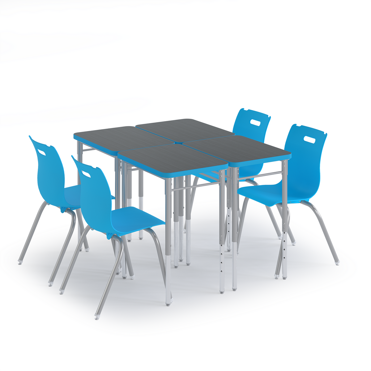 T-Rect Desk group with a Savvy chair