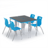 T-Rect Desk group with a Savvy chair