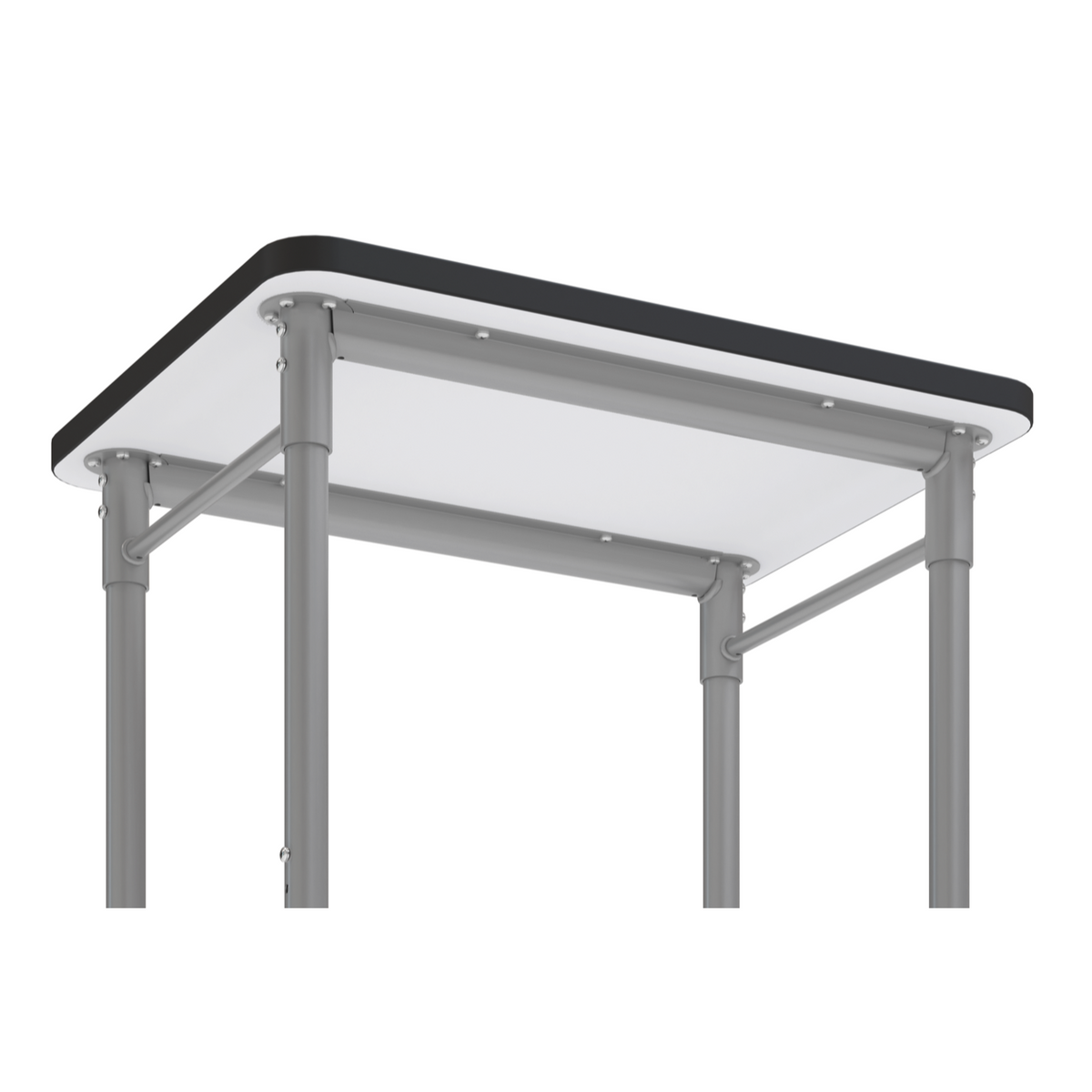 T-Rect Desk, underside view