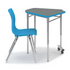 Blue y5 Idea Desk paired with a Savvy 4-leg chair