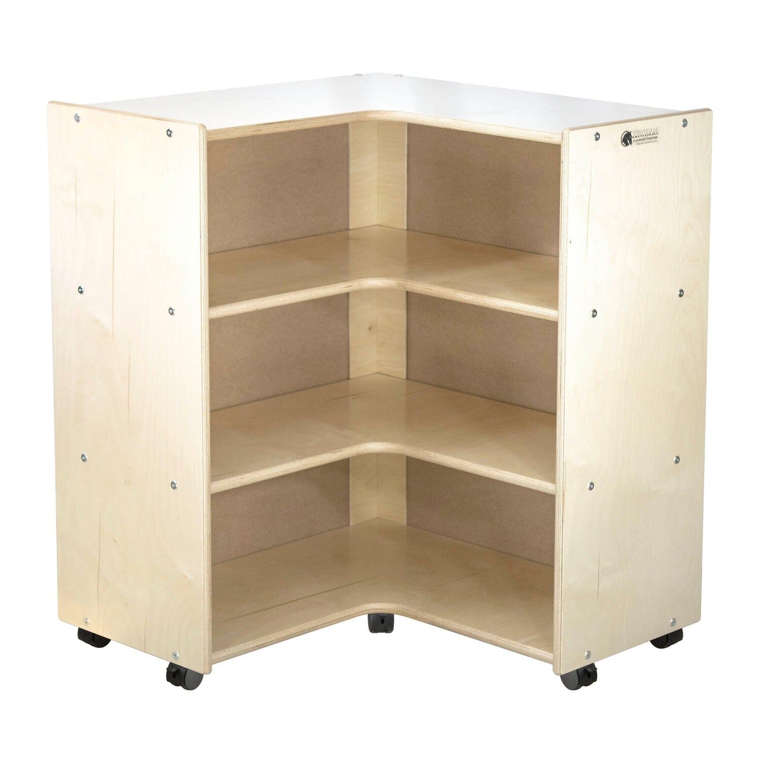 Block Storage Unit: Corner | Trojan Classroom Furniture Shelving & Cabinets Trojan Classroom Furniture 