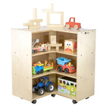 Block Storage Unit: Corner | Trojan Classroom Furniture Shelving & Cabinets Trojan Classroom Furniture 