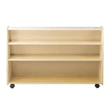 Book Display with 2 Rear Shelves | Trojan Classroom Furniture Book Racks & Book Carts Trojan Classroom Furniture 