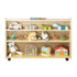 Book Display with 2 Rear Shelves | Trojan Classroom Furniture Book Racks & Book Carts Trojan Classroom Furniture 