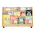 Book Display with 2 Rear Shelves | Trojan Classroom Furniture Book Racks & Book Carts Trojan Classroom Furniture 