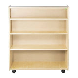 Book Mobile & Storage with 3 Shelves | Trojan Classroom Furniture Book Racks & Book Carts Trojan Classroom Furniture 