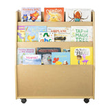 Book Mobile & Storage with 3 Shelves | Trojan Classroom Furniture Book Racks & Book Carts Trojan Classroom Furniture 