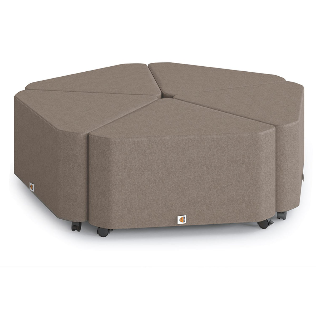 Chat Soft Seating Ottomans, Modular Seating Alumni Educational Solutions 