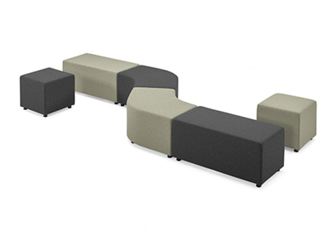 Craft Lounge Seating | Modular Ottomans | Curved 120º Unit | Offices To Go Ottoman OfficesToGo 