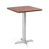 Cafe Table Square Top, Criss-Cross Base — 30" Criss-Cross Base @ 42" Standing Height, with 30" square top.