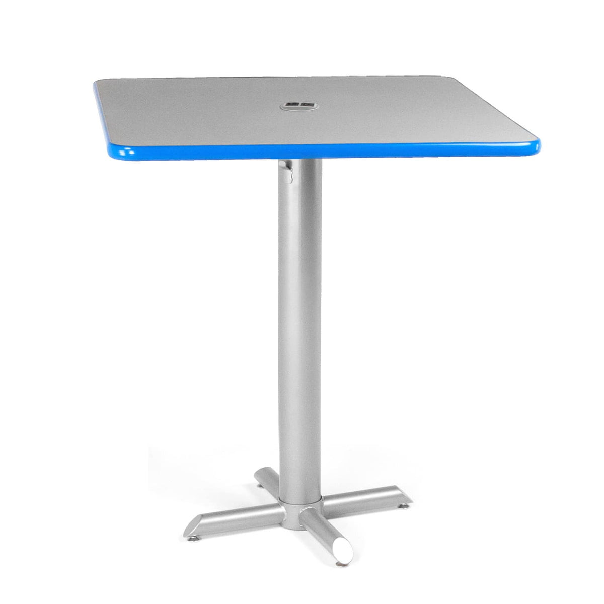 Cafe Table Square Top, Criss-Cross Base — 30