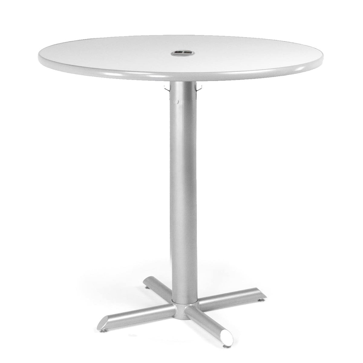 Cafe Table Round Top, Criss-Cross Base — 30