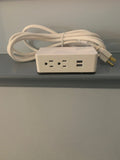 Dekko Ashley - White Desktop Power (1 Available) Power Solution School Furniture by Simplova 