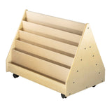 Double Sided Book Rack with 10 Shelves | Trojan Classroom Furniture Book Racks & Book Carts Trojan Classroom Furniture 