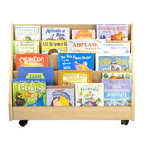 Double Sided Book Rack with 10 Shelves | Trojan Classroom Furniture Book Racks & Book Carts Trojan Classroom Furniture 
