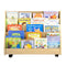 Double Sided Book Rack with 10 Shelves | Trojan Classroom Furniture Book Racks & Book Carts Trojan Classroom Furniture 