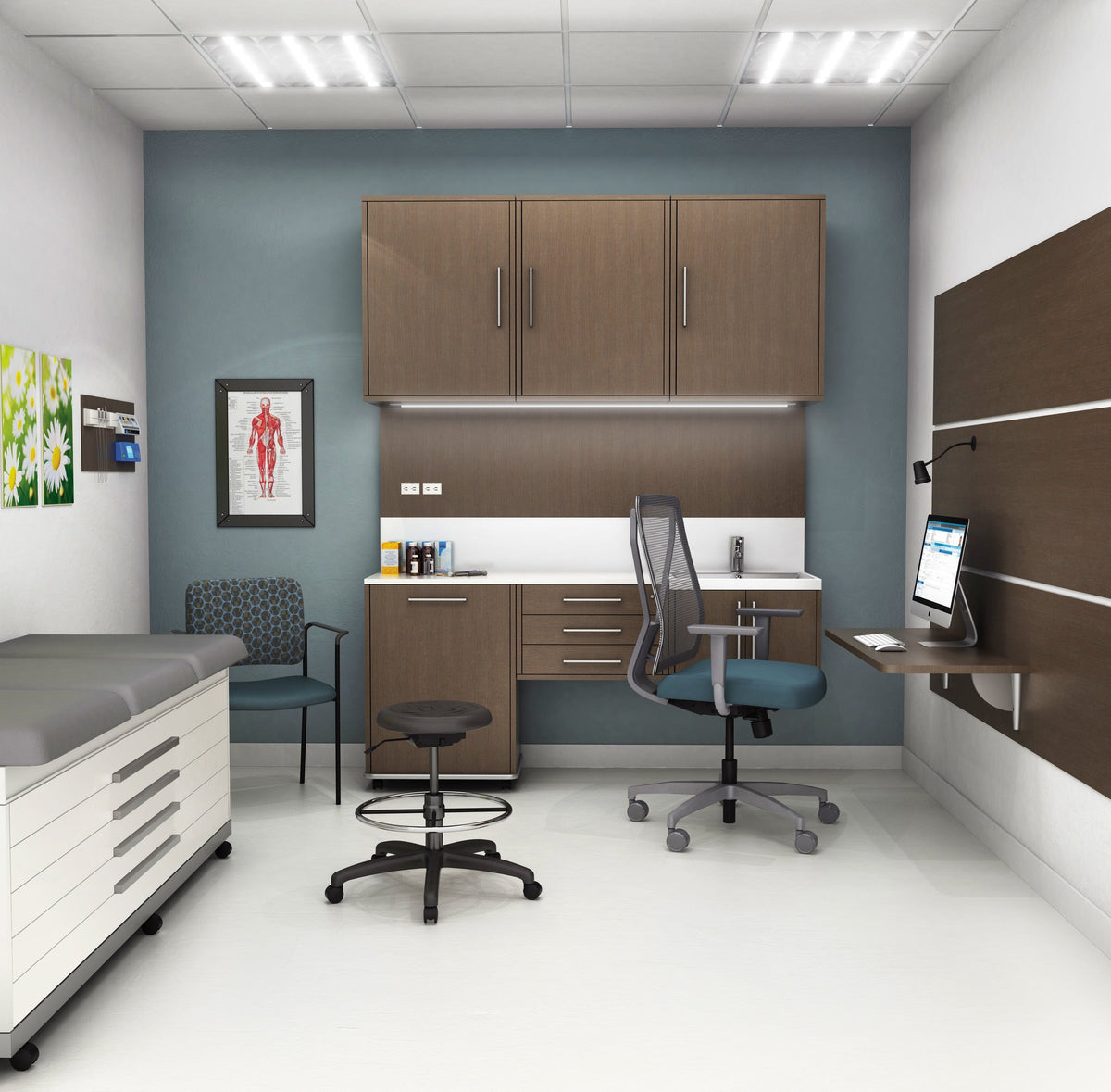 Dove Chair & Stool | Self-Skinned Foam for Hygiene & Durability Stools AllSeating 