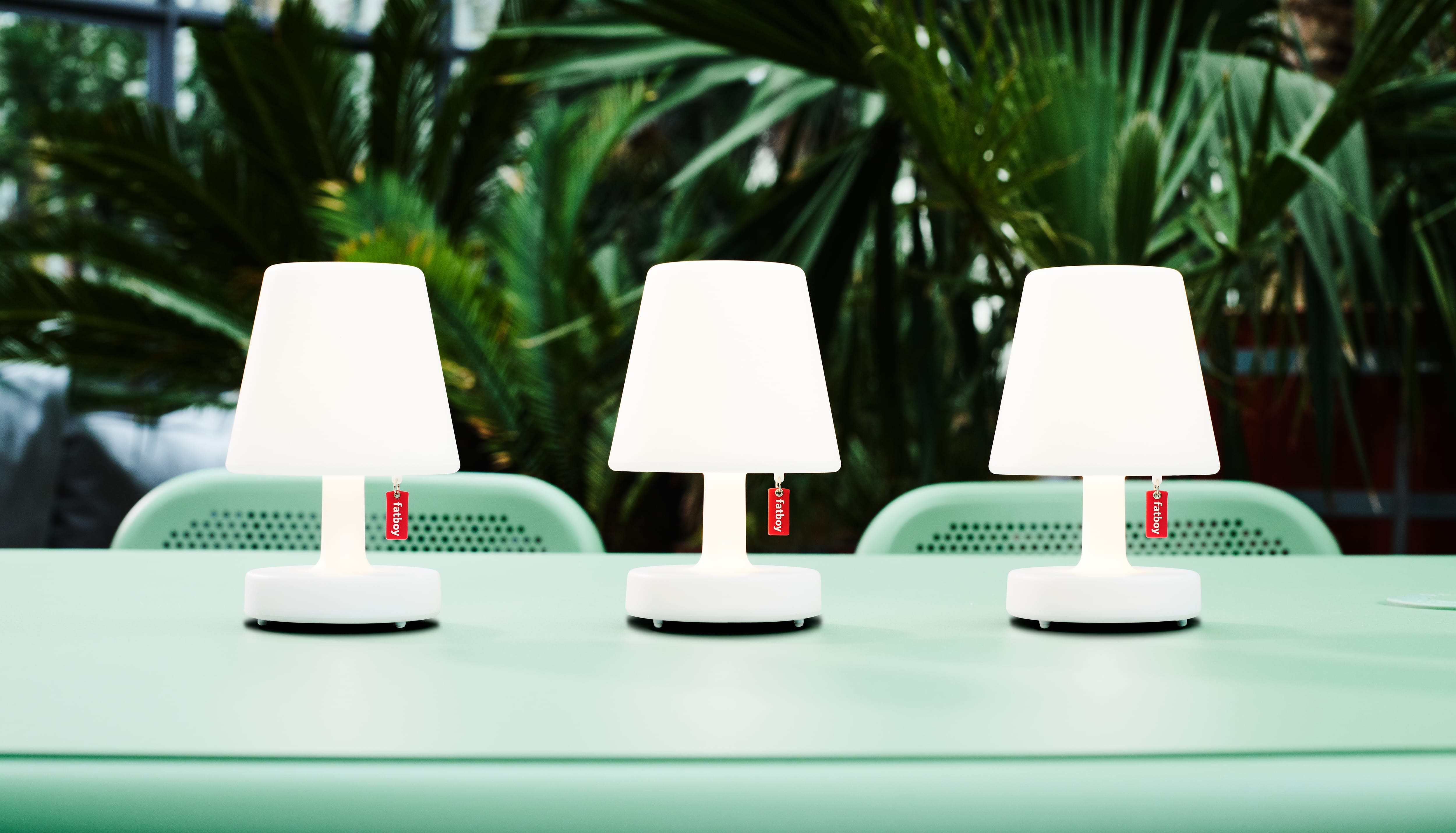 Edison Mini Trio: Portable USB Lamps for Versatile Ambiance Anywhere | Fatboy Ottoman Fatboy 