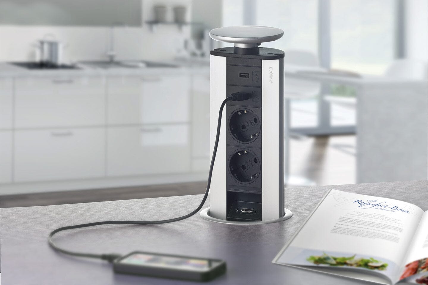 Evoline Port (1 Available) Power Solution School Furniture by Simplova 