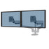 Rising™ Dual Monitor Arms — Rising EX2-FM Dual Monitor Arm - Platinum