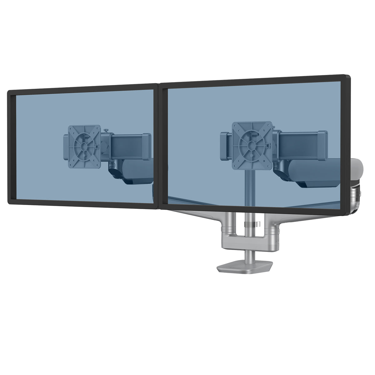 Rising™ Dual Monitor Arms — Rising EX2-FMS Dual Monitor Arm - Platinum