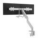 Eppa Dual Crossbar Monitor Arm — Eppa2 Max - Silver