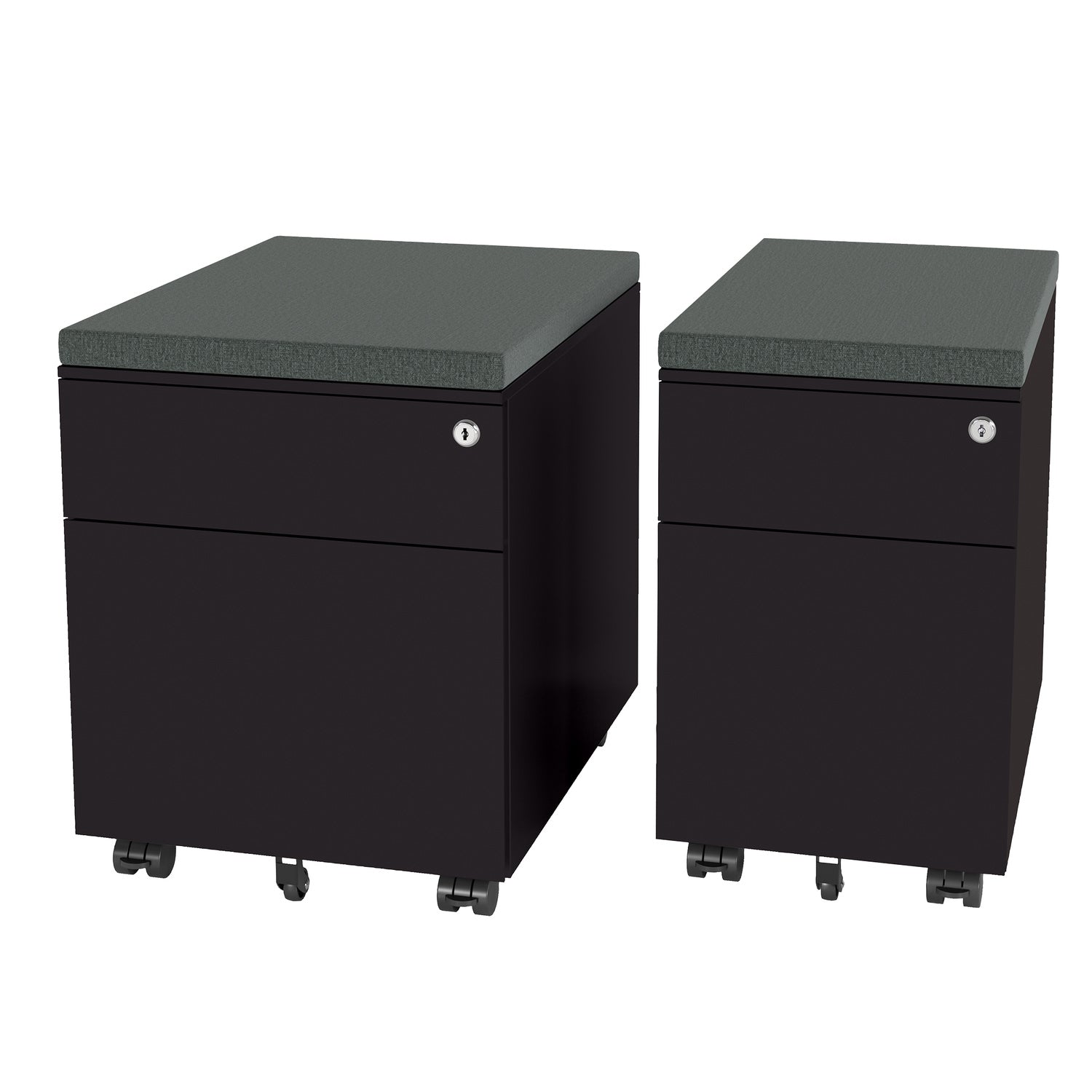 MP Mobile Storage Pedestals — Mobile Pedestal - Black