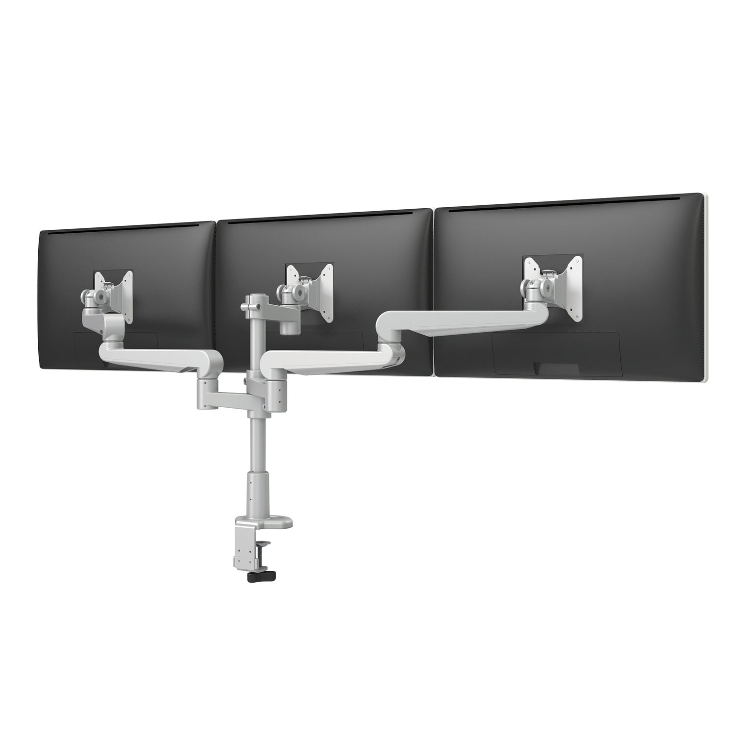 Evolve Multi-Monitor Arms — Evolve3-FF - Silver