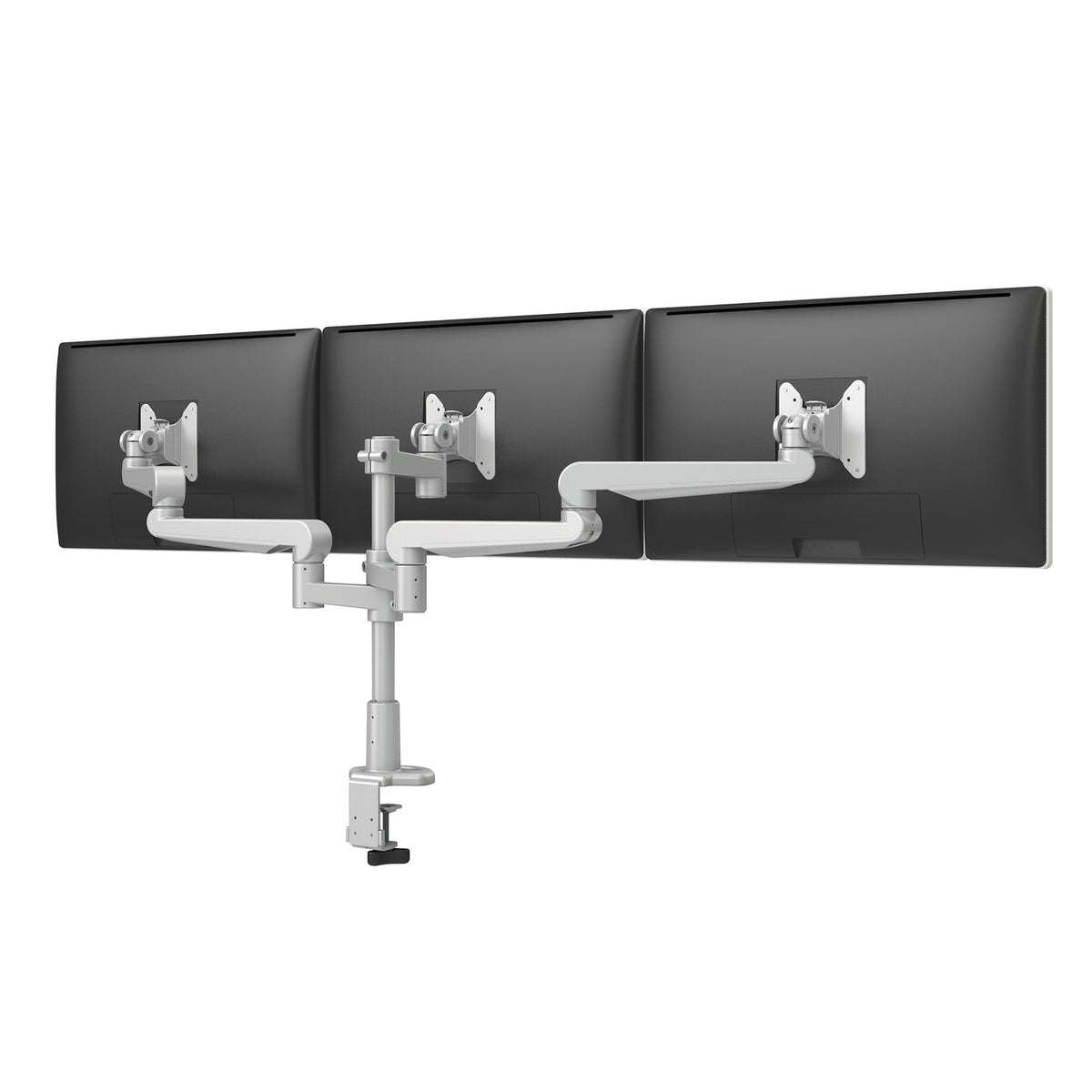 Evolve Multi-Monitor Arms — Evolve3-FF - Silver