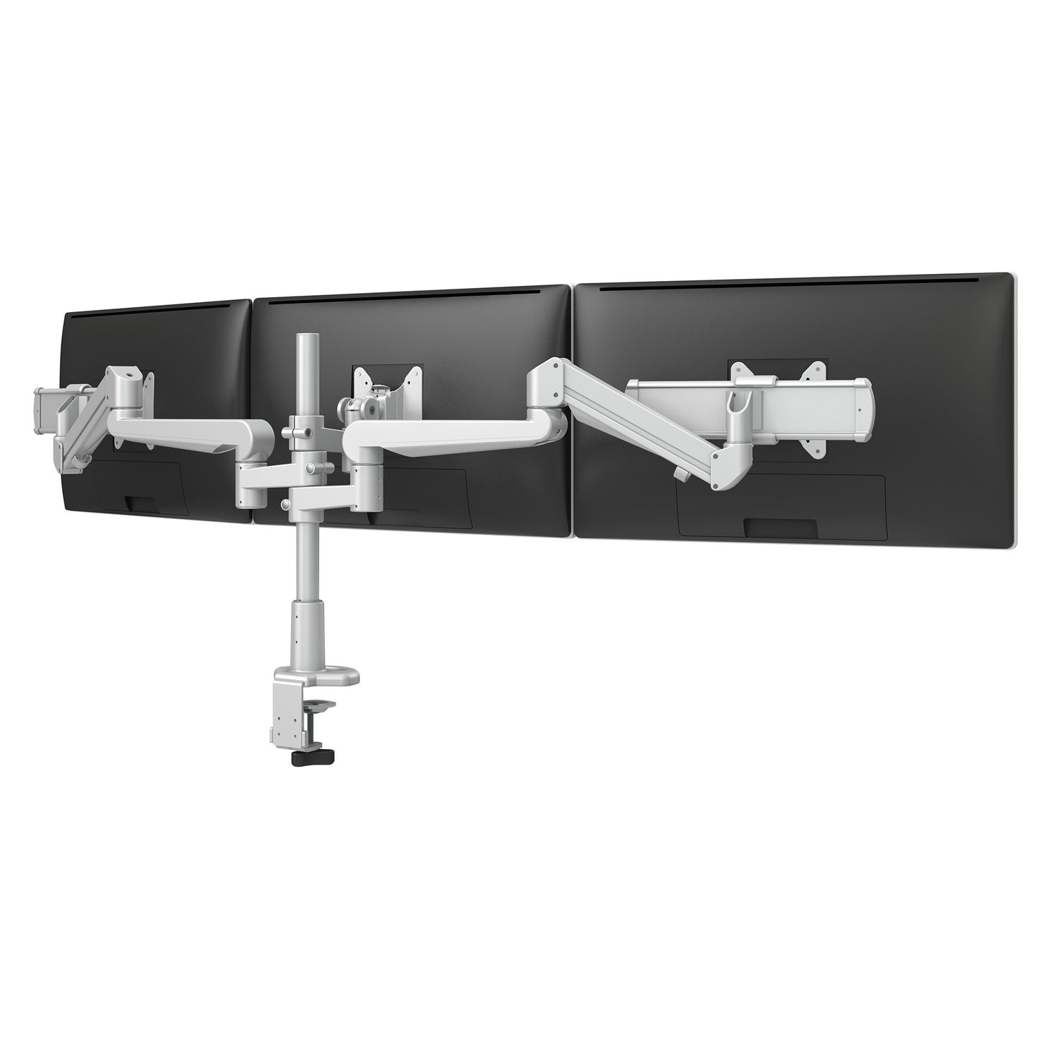 Evolve Multi-Monitor Arms — Evolve3-FMS - Silver