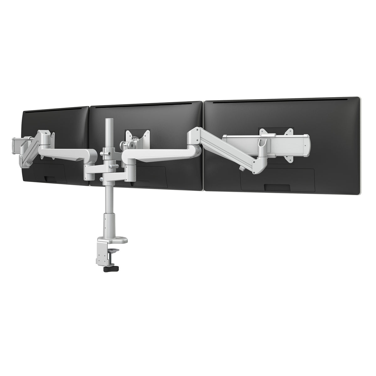 Evolve Multi-Monitor Arms — Evolve3-FMS - Silver
