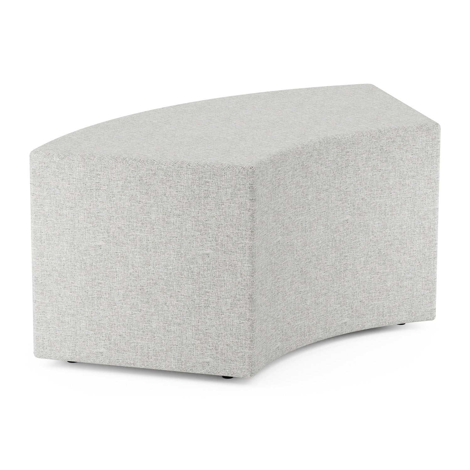 Flexxform Leo Ottoman — 60° curved ottoman — 16" high — LEO16