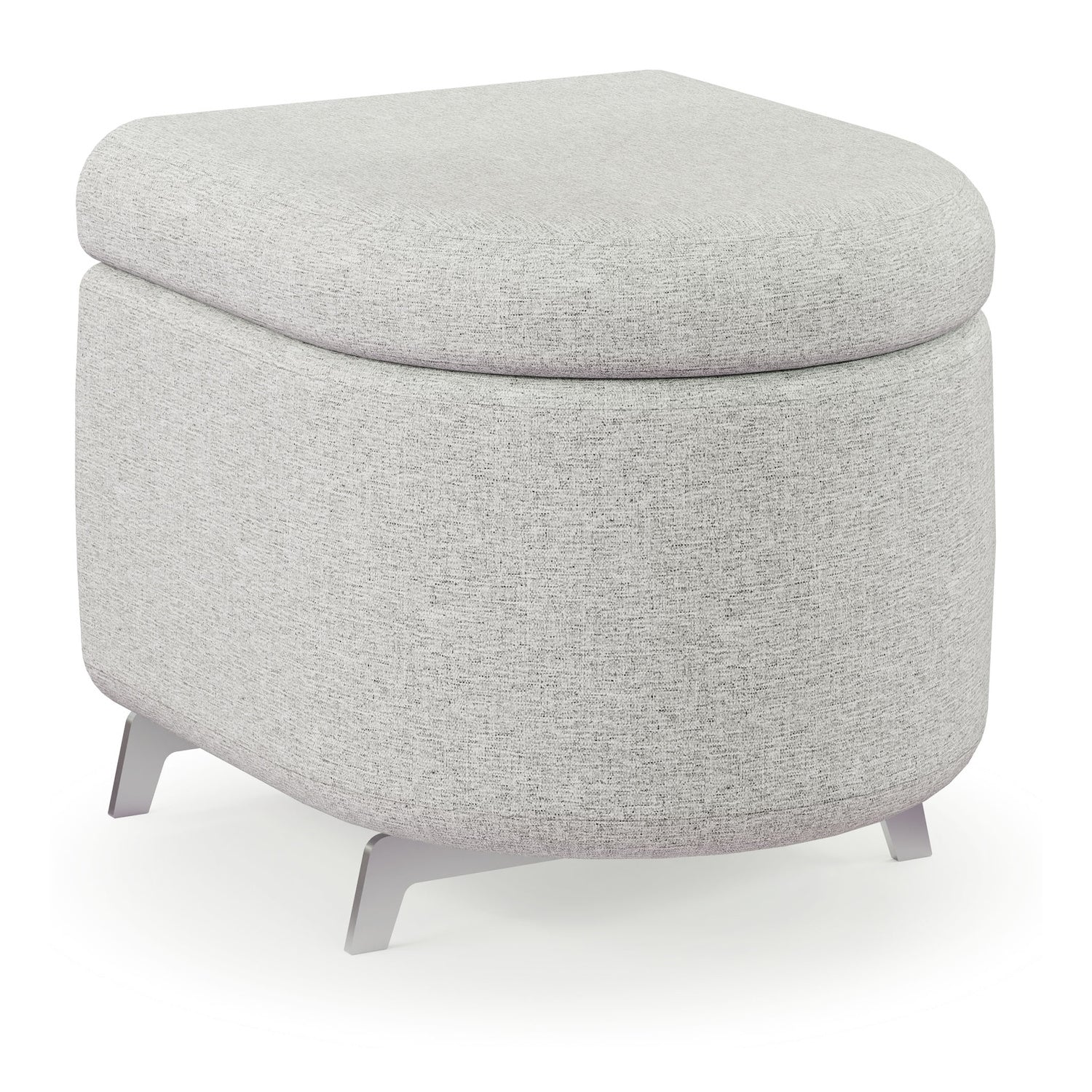 Flexxform Flo — D-Shaped Bench — 20" × 18" × 18" — FLOE