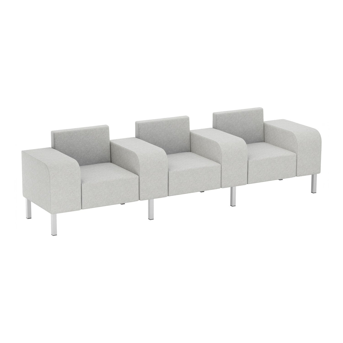 Flexxform Thk + Thn Waterfall — Tandem Three Seat — 110