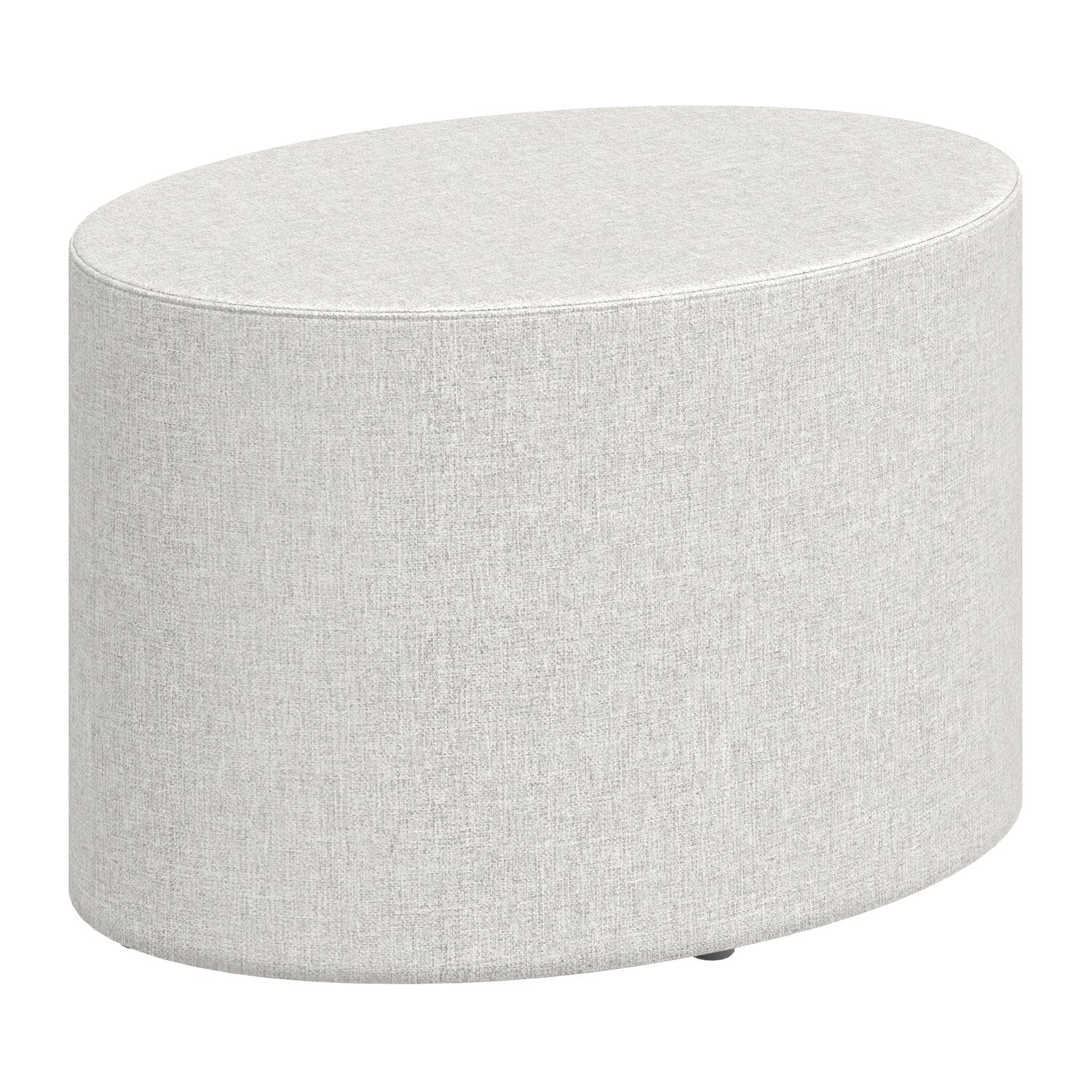 Flexxform Foam Ottomans — 15''W x 22''D x 14''H Oval — 15" × 22" × 14" — ABA2214