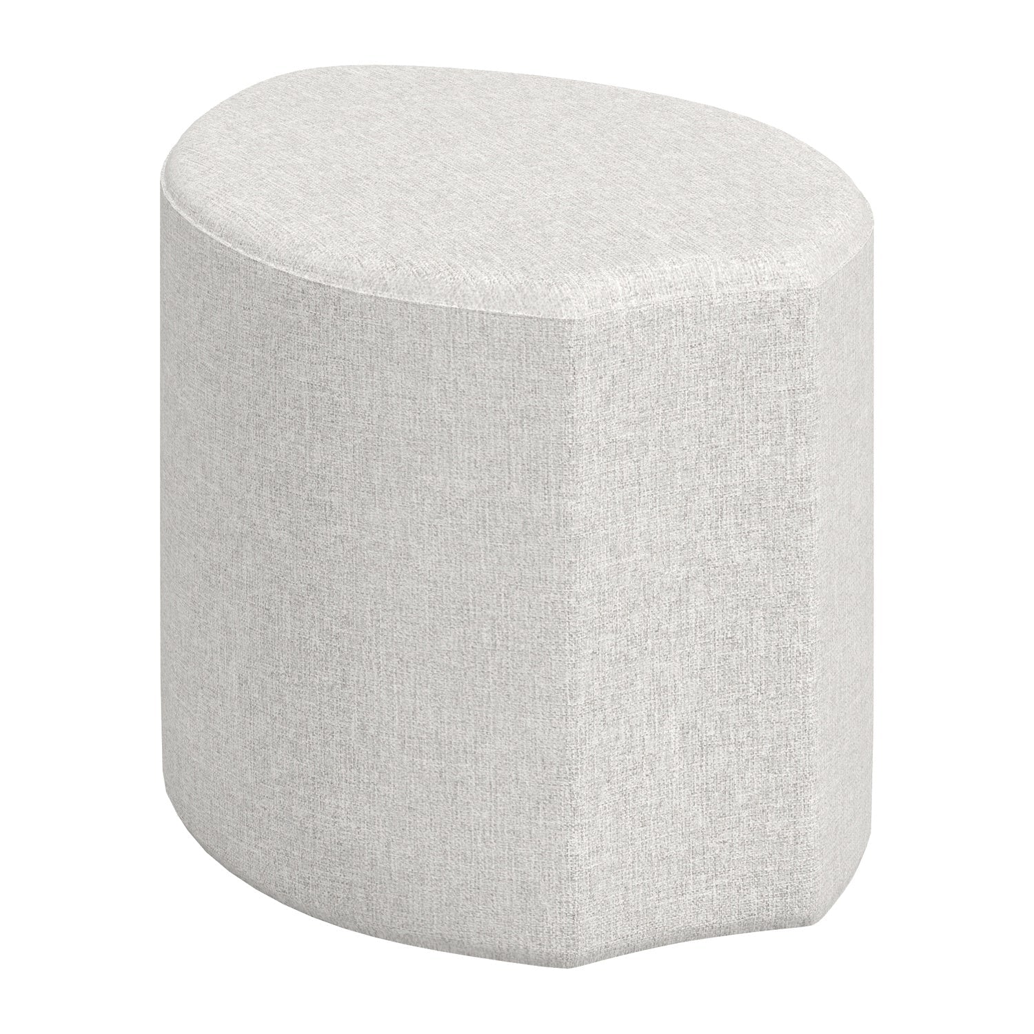 Flexxform Foam Ottomans — 14''H Leaf-Shaped — 15" × 21.5" × 14" — LEE14
