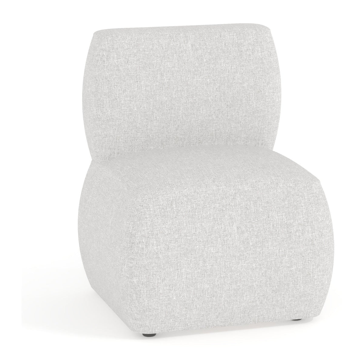Flexxform Lodestone — Square Pouf with Back — 24