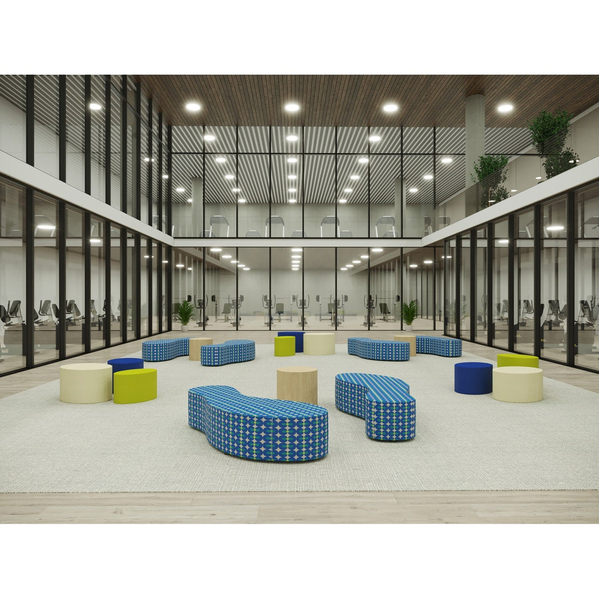 Flexxform Frame Ottomans — additional manufacturer image